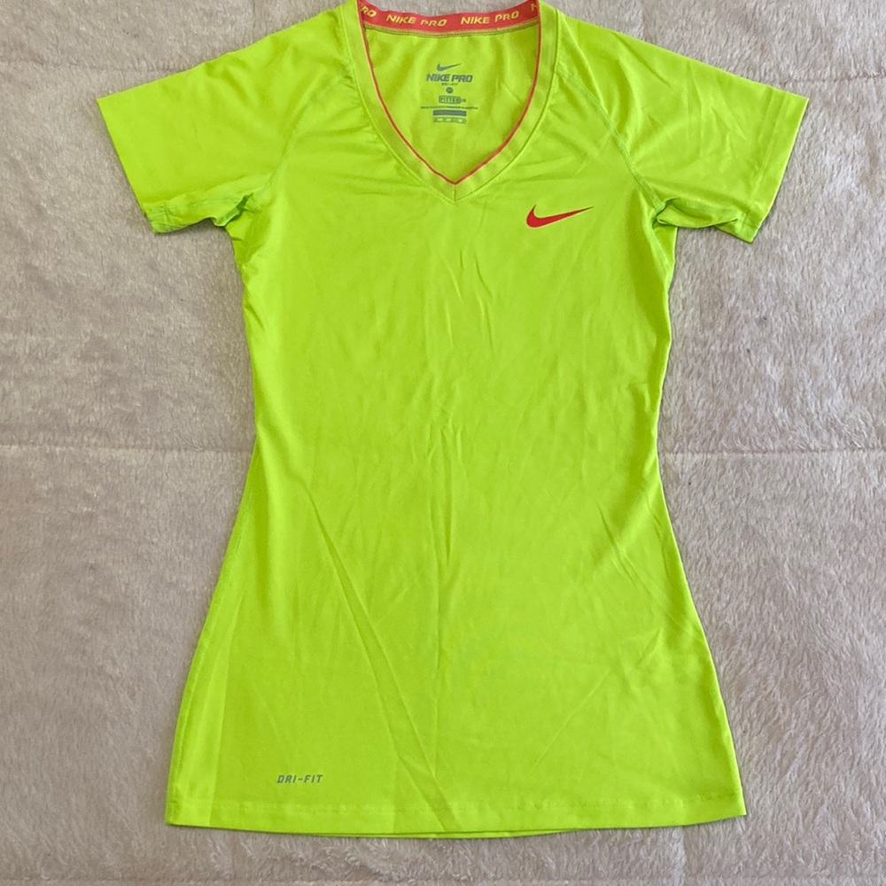 NIKE Pro Dri-Fit Short-Sleeve Top, Sz XS